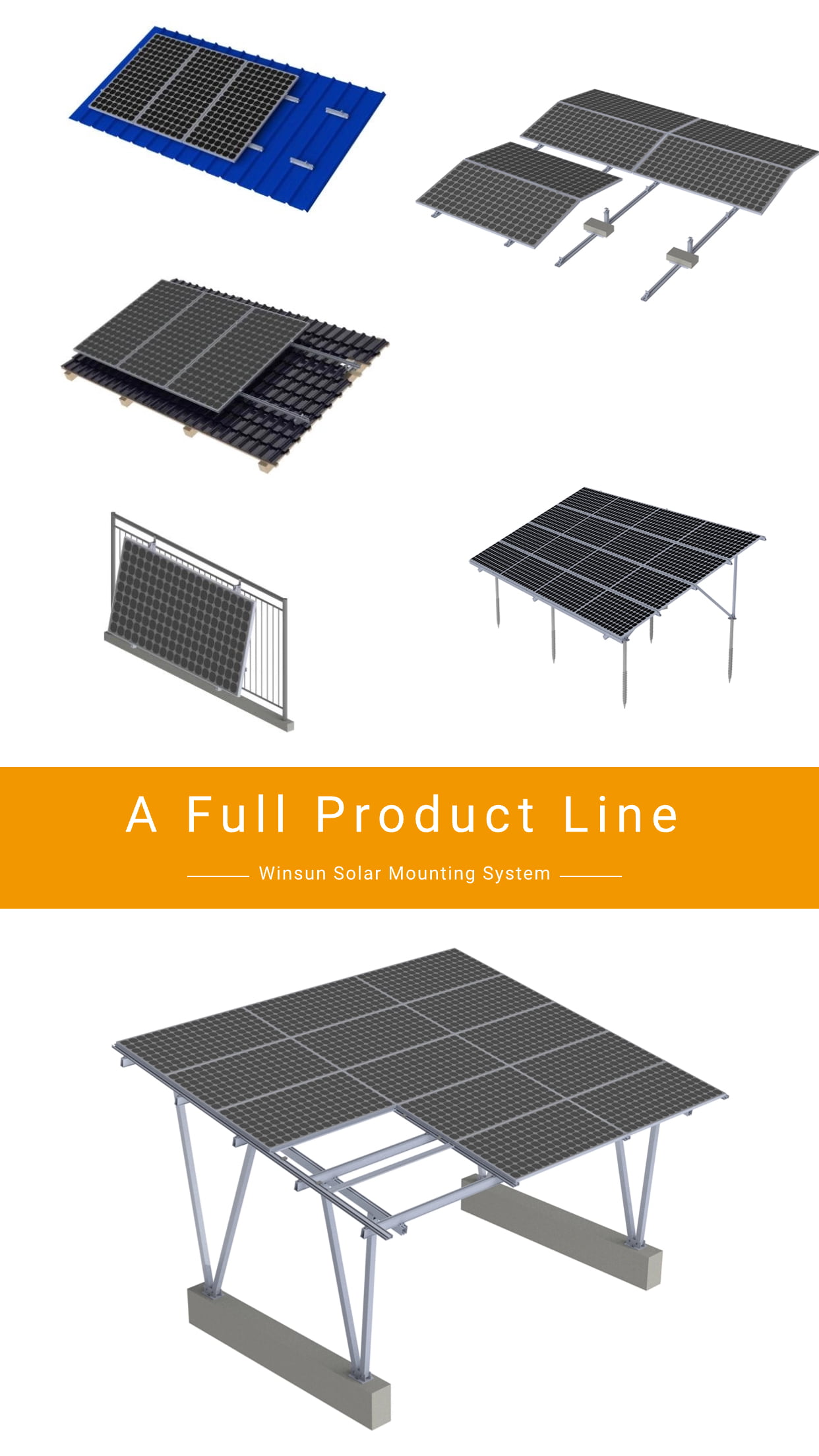 Winsun solar mounting system